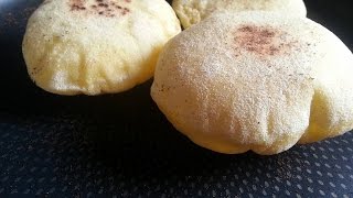 Le Pain Pita ou batbout marocain à la farine de maïs et Sans Gluten [upl. by Bevers623]