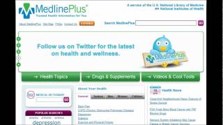 Introduction to MedlinePlus [upl. by Zzahc232]