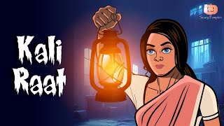 Kali Raat Horror Story  Scary Pumpkin  Hindi Horror Stories  Animated Stories [upl. by Sisto]