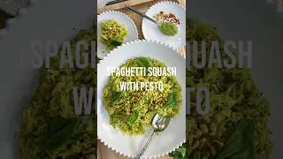 Spaghetti Squash with Pesto lowcarb healthyaging howto cooking healthyswaps healthyrecipes [upl. by Leund]