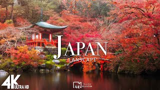 FLYING OVER JAPAN 4K UHD Amazing Beautiful Nature Scenery with Relaxing Music  4K VIDEO ULTRA HD [upl. by Anor367]