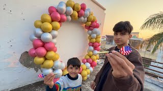 Balloon Game With Family 😍 Kon Jeetega [upl. by Nauqit261]