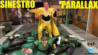 McFarlane DC Multiverse Sinestro Parallax Yellow Lantern Green Gold Label Figure Review amp Comparison [upl. by Hyacinthie]