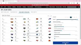 Dallas Cowboys Mock Draft Simulation [upl. by Joashus]