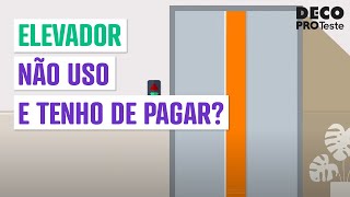 Elevador quem não usa paga a despesa [upl. by Larual]