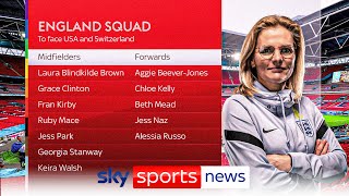 BREAKING Sarina Wiegman names England squad with Toone Charles Hemp and James all injured [upl. by Anayaran840]