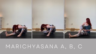 Marichyasana Yoga Pose Tutorial [upl. by Fillbert]