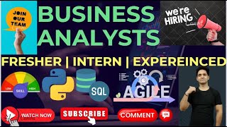 Business Analyst jobs for freshers  Business Analyst Jobs in 2024  Business Analyst Salary  WFH [upl. by Naugan]