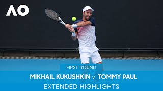 Mikhail Kukushkin v Tommy Paul Extended Highlights 1R  Australian Open 2022 [upl. by Lithea]