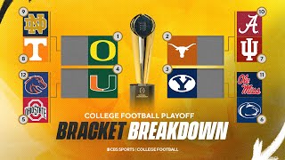 CFP Rankings Released Breaking down the 12team bracket from Week 12 [upl. by Notnad]