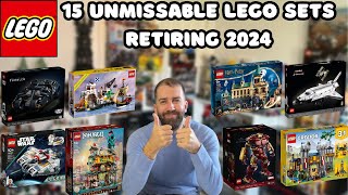 15 Unmissable LEGO Sets Retiring In 2024 [upl. by Annaear]