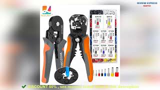 ✔️Ferrule Crimper ToolRatchet Crimping Tool KitWire Stripper amp Crimper [upl. by Wexler]