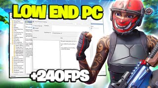 How To BOOST FPS amp FIX FPS DROPS In Fortnite Chapter 5 ✅ LowEnd PCLaptop [upl. by Suraved]