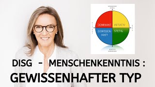 Menschenkenntnis verbessern  Gewissenhafter Typ lebensecht vorgespielt  DISG Modell [upl. by Fem]