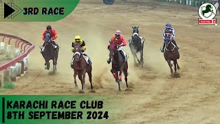 KRC  3rd Race of 8th September 2024 [upl. by Nivrac371]