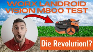 WORX Landroid Vision M800 Test amp Erfahrungen  WR208E Mähroboter [upl. by Akinnej582]