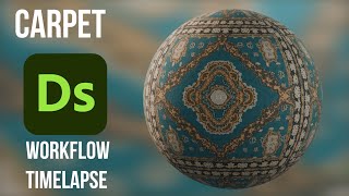 Substance Designer Complicated Patterns Workflow  Carpet Floral Pattern  Procedural creation [upl. by Kee]