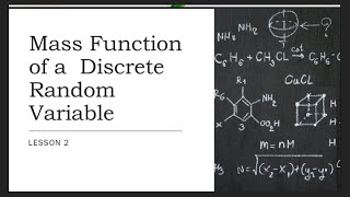 Probability mass function  pmf  Statistics amp Probability  Grade 11 [upl. by Tinya]