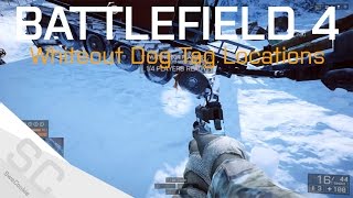 All Known Phantom Dog Tag Locations  Operation Whiteout Final Stand  BF4 [upl. by Tirrag]