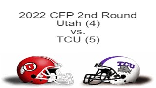 Game 6  2022 College Football 12Team Playoff Simulation NCAA 14  Utah vs TCU [upl. by Der334]