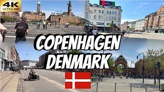 4K  Copenhagen Denmark 🇩🇰  Walking Tour  thecphwalker  City Center [upl. by Oiciruam]