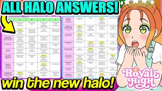 ALL FOUNTAIN STORY ANSWERS TO WIN THE NEW FLOWERING HALO 2024 🏰 Royale High [upl. by Blatt801]