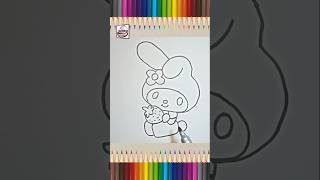 how to draw a cute cartoon charactercartoon characters drawings easyeasy drawing for kidsdrawing [upl. by Annaliese]