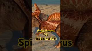 Spinosaurus vs Indominus Rex  Jurassic World Evolution 2 [upl. by Ontine]