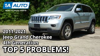 Top 5 Problems Jeep Grand Cherokee 20112021 4th Generation [upl. by Ylloh]