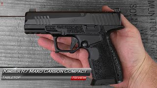 Kimber R7 Mako Carbon Compact Tabletop Review and Field Strip [upl. by Anikram]