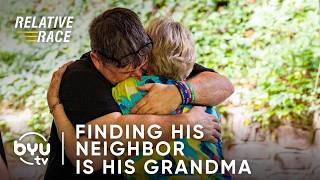 Man Finds Out His Neighbor Is His Grandma  Relative Race  BYUtv [upl. by Charline]