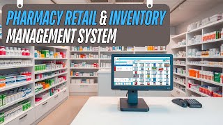 perform billing and manage sales in pharmacy pos software  medical store chemist billing system [upl. by Akimad968]