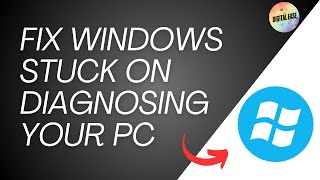 How To Fix Windows Stuck On Diagnosing Your PC  Laptop Stuck On Diagnosing Your PC [upl. by Hsirahc437]