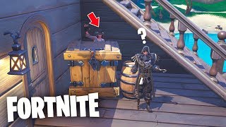 EL ESCONDITE SECRETO DEL BARCO PIRATA 🤫😂 El Escondite en Fortnite Battle Royale [upl. by Mccutcheon]