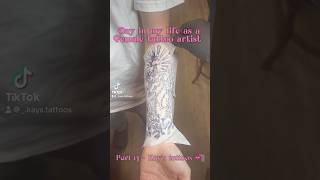 Day in my life as a female tattoo artist’spart 13 💗vlog kaystattoos customtattoo conovernc [upl. by Selle]