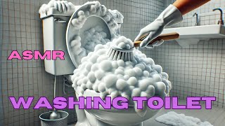 ASMR washing toilet [upl. by Aleece137]