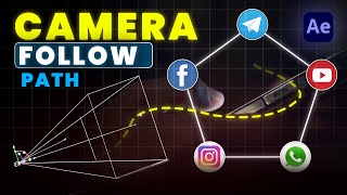 Camera Follow Path After Effects  After Effects Hindi Tutorial [upl. by Akim336]