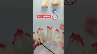 Tutoriales 🌸Fácil Paso a Paso floresdepapel flores diy manualidadesflorales ideasenpapel [upl. by Ornas368]