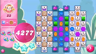 Candy Crush Saga Level 4277 NO BOOSTERS  3 Sugar Stars 🌟🌟🌟 [upl. by Thessa]