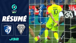 GRENOBLE FOOT 38  ANGERS SCO 0  0  Résumé  GF38  SCO  20232024 [upl. by Kere284]