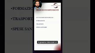 NUOVE DEDUZIONI PER I DIPENDENTI [upl. by Stesha311]