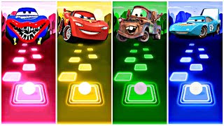 lighting McQueen blue 🆚 lighting McQueen red 🆚 fritter truck 🆚 lighting McQueen skye blue play [upl. by Eceinej]