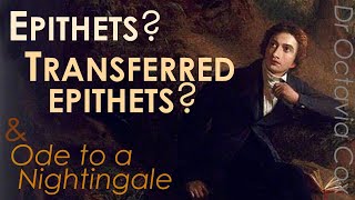 EPITHETS TRANSFERRED EPITHETS amp HYPALLAGE—Definitions amp Examples John Keats’ Ode to a Nightingale [upl. by Moritz201]