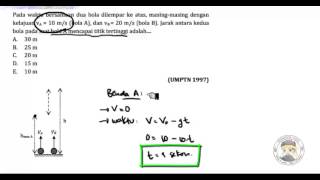 Kinematika Gerak Part 15  Example 2 gerak vertikal ke atas [upl. by Keily]