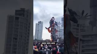 Ganpati Visarjan 2024 INSANE CELEBRATION  Must Watch  shorts ganpati [upl. by Suoirred]