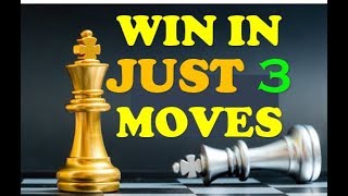 How to Achieve ✔ Checkmate in 3 Moves  Chess  Fastest Way  Get Smart [upl. by Rolyt]