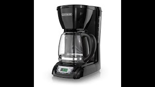 BLACKDECKER DLX1050B 12 Cup Programmable Coffee Maker [upl. by Asta]