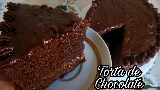 Torta HÚMEDA de chocolate  Fácil y rápido [upl. by Lokim205]