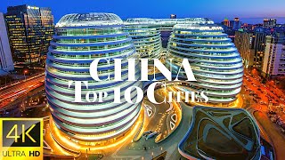 Cities of China 🇨🇳 in 4K 60FPS HDR ULTRA HD Drone Video [upl. by Sivatnod756]