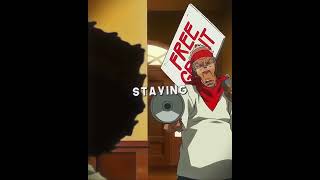 Blud didn’t even think😭😭edit cartoon recommended viral boondocks shorts show [upl. by Ecertap]